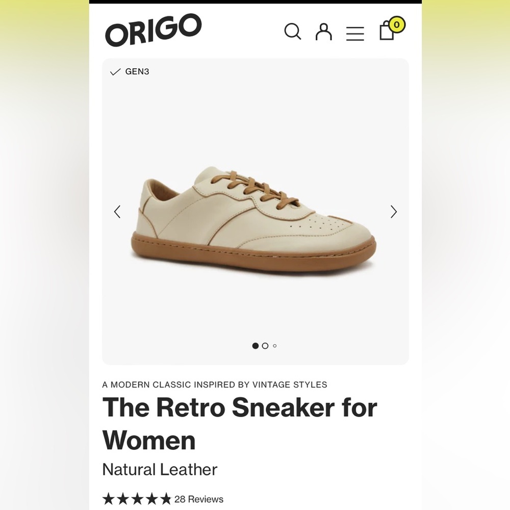 Origo retro sneaker 36